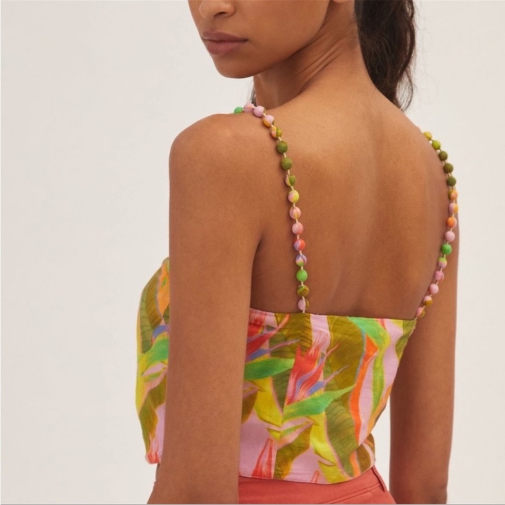 FARM Rio x Anthropologie Structured Crop Top - Picture 3 of 12